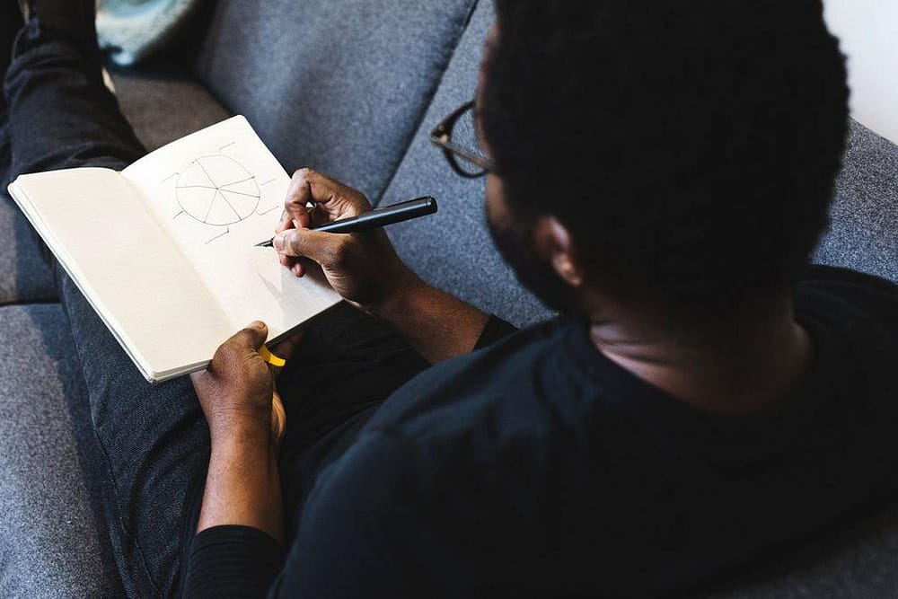 man_writing